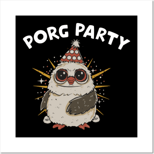 Porg Party Posters and Art